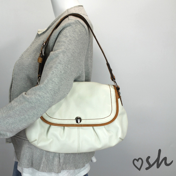 Coach Handbags - Coach Soho Leather Pleated Flap Hobo Shoulder Bag